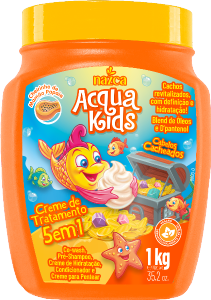 Creme 5 em 1 Acqua Kids Cachos 1kg