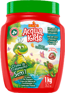 Creme 5 em 1 Acqua Kids Lisos e Finos 1kg