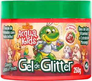 Gel Glitter Acqua Kids Lisos Finos 250g