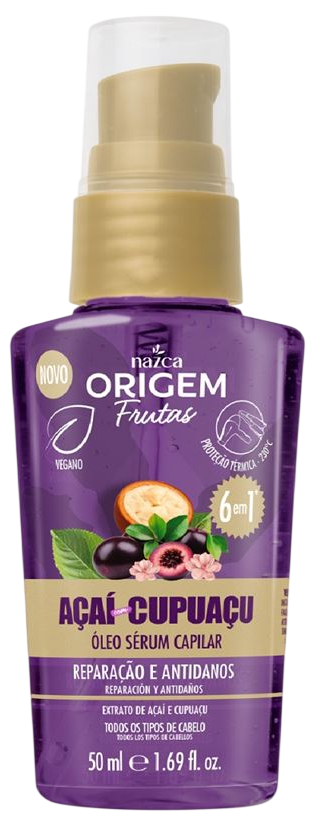 Óleo Sérum Origem Frutas Açaí com Cupuaçu 50ml