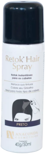 Spray Retok Hair Anaconda Preto 50ml