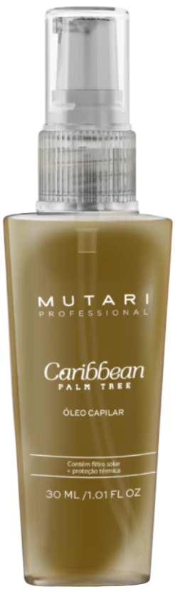 Óleo Capilar Mutari Caribbean Palm Tree 30ml