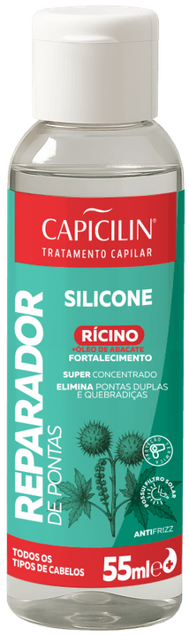 Silicone Capicilin Fortalecimento Rícino 55ml