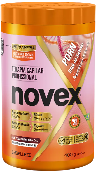 Creme de Tratamento Novex DNA  de Salmão 400g