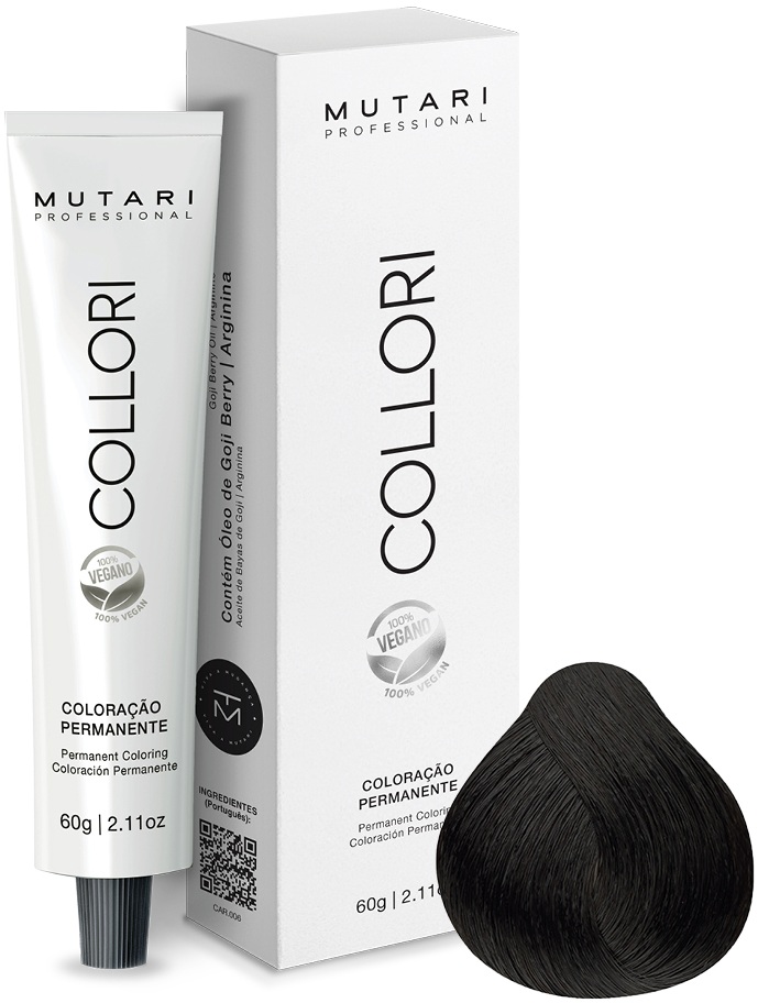 Coloração Mutari Collori 3.0 Castanho Escuro 60g