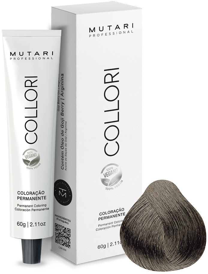 Coloração Mutari Collori Louro Médio Cinza 60g