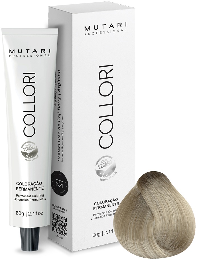 Coloração Mutari Collori 12.12 Ultra Clareador Cinza Irisado 60g