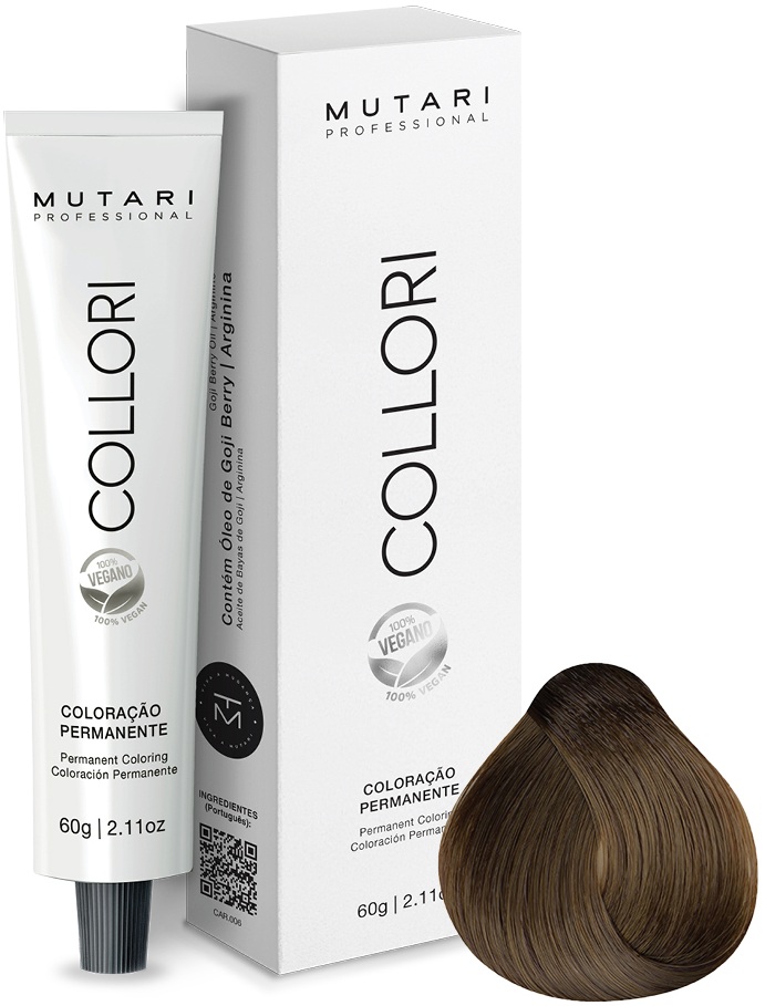 Coloração Mutari Collori Louro Médio Dourado Cinza 60g