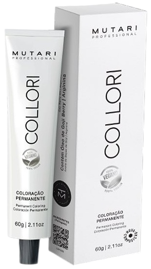 Coloração Mutari Collori 5.13 Castanho Claro Cinza Dourado 60g