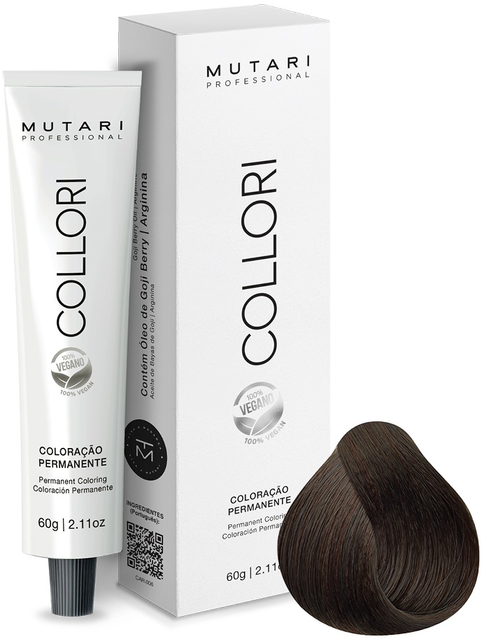 Coloração Mutari Collori 4.0 Castanho Médio 60g