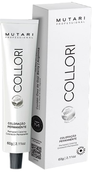 Coloração Mutari Collori 6.13 Louro Escuro Cinza Dourado 60g
