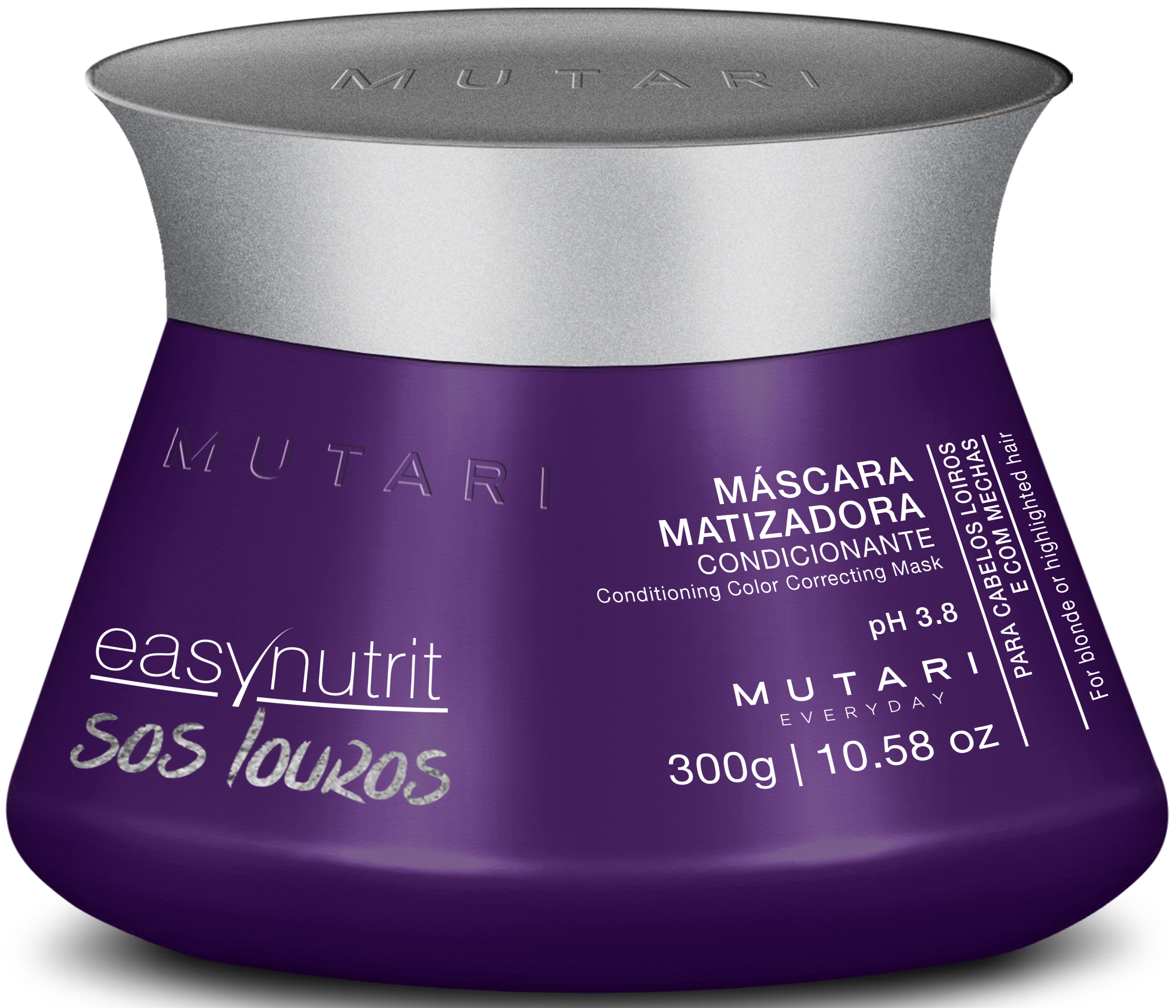 Máscara Matizadora Mutari Sos Louros 300g