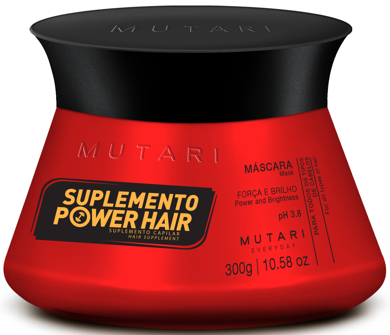 Máscara Mutari Suplemento Power Hair 300g