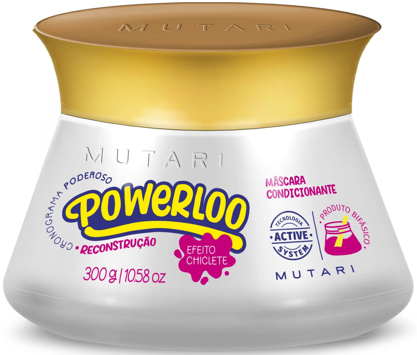 Máscara Mutari Powerloo Reconstrução 300g