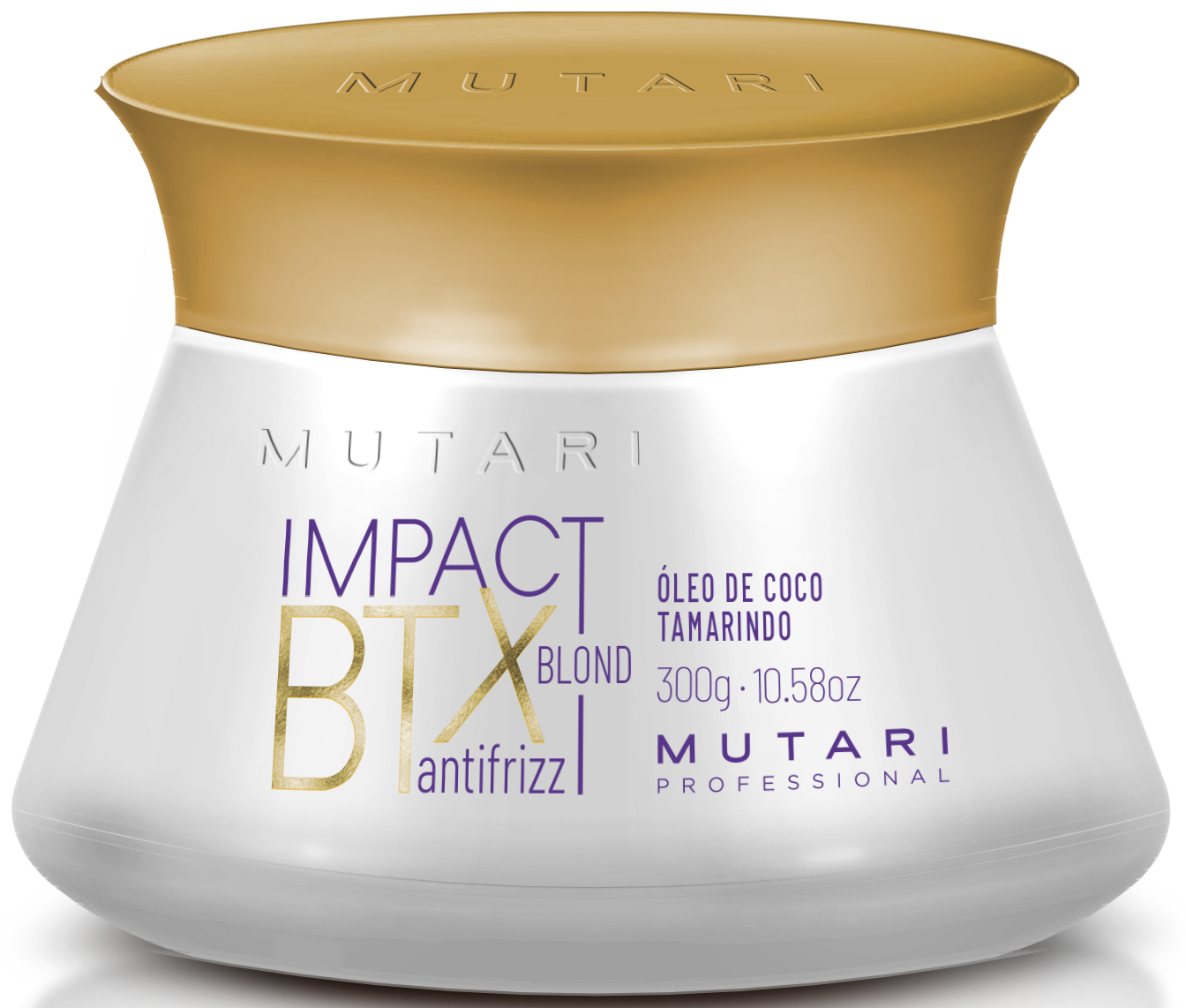 Máscara Mutari Impact BTX Blond Antifrizz 300g