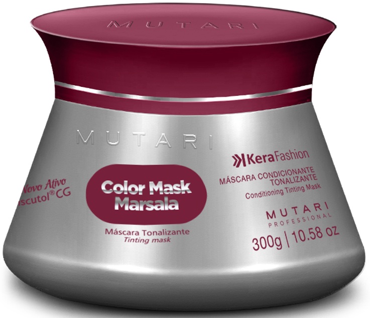 Máscara Mutari Color Mask Marsala 300g