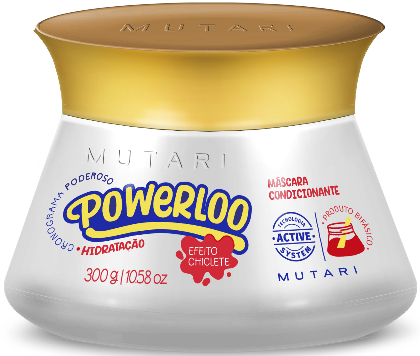 Máscara Mutari Powerloo Hidratação 300g