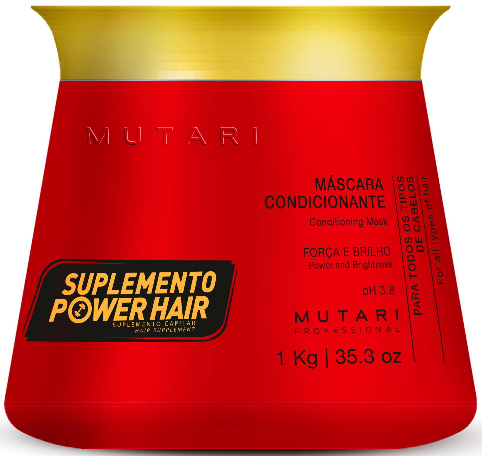 Máscara Mutari Suplemento Power Hair 1kg