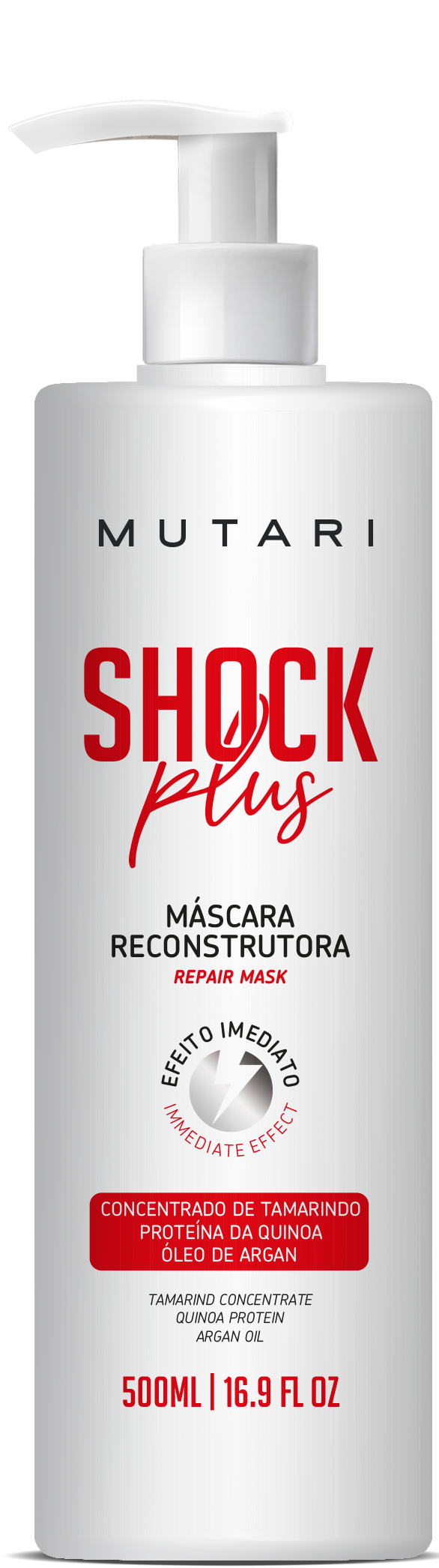 Máscara Reconstrutora Mutari Shock Plus 500ml
