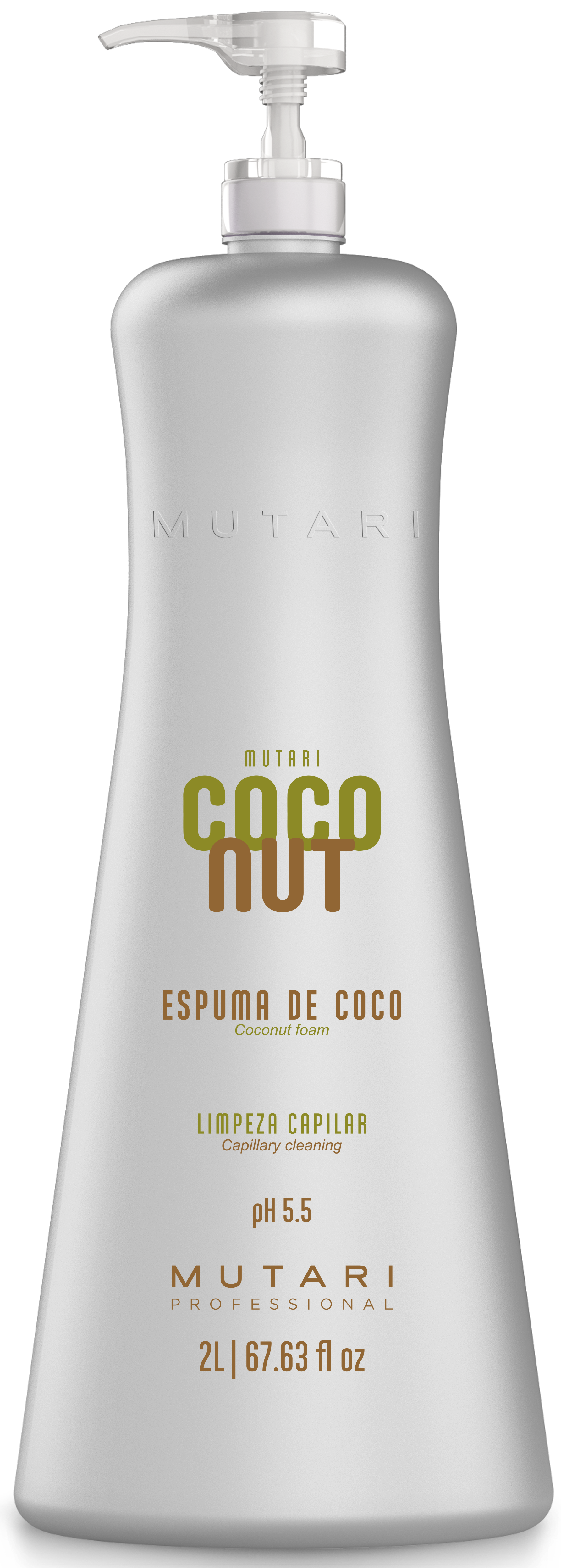 Shampoo Espuma de Coco Mutari Coco Nut 2l