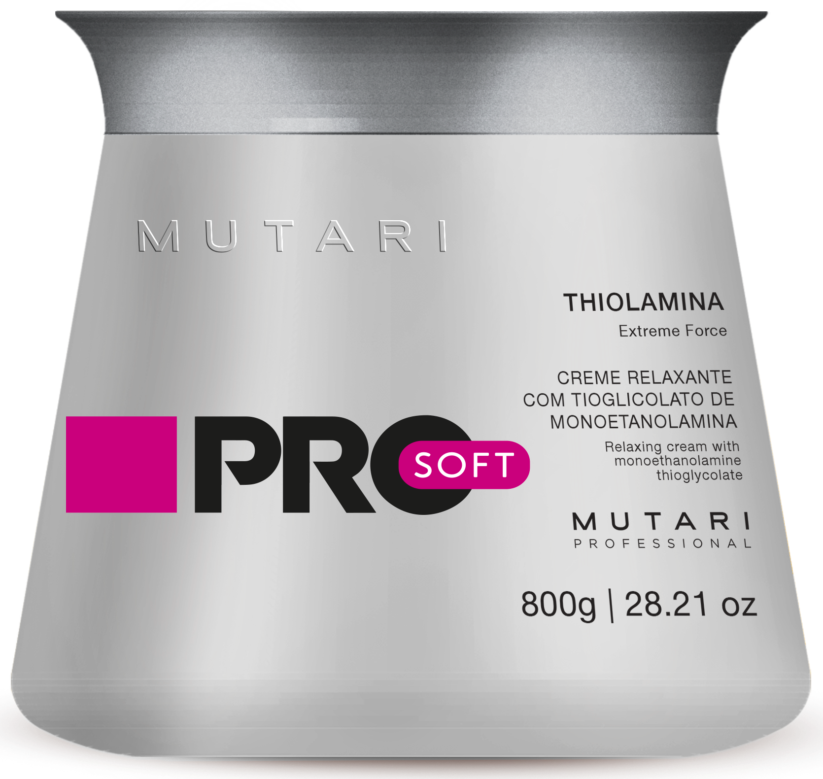 Creme Relaxante Thiolamina Mutari Pro Soft 800g
