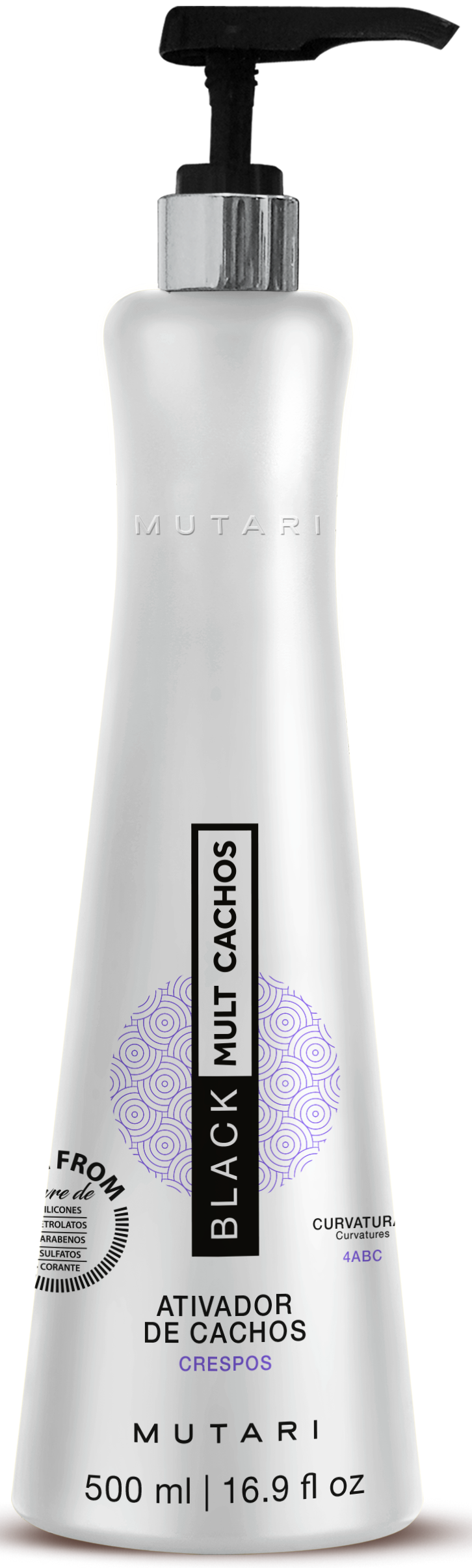 Ativador de Cachos Mutari Black Mult Cachos 500ml