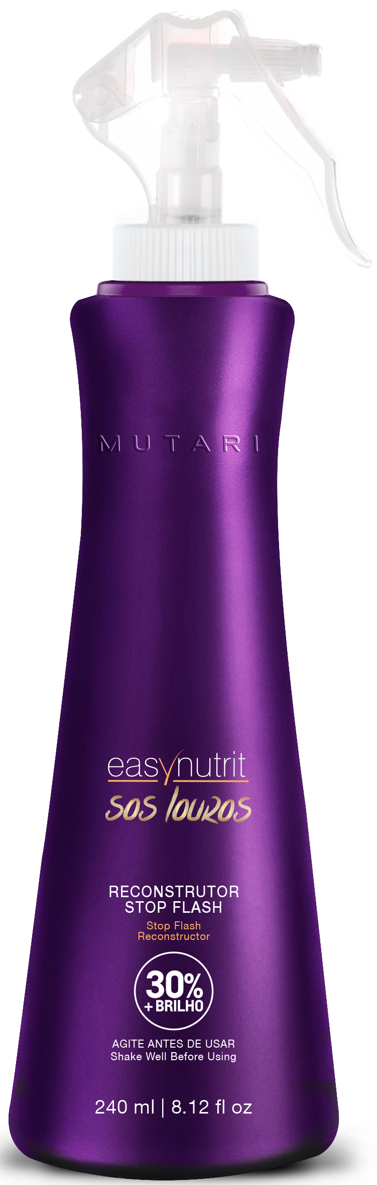 Spray Reconstrutor Stop Flash Mutari Sos Louros 240ml