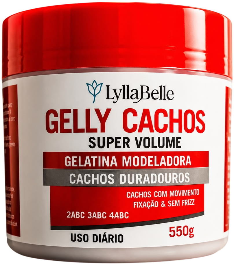 Gelatina Lylla Belle Gelly Cachos Super Volume 550g