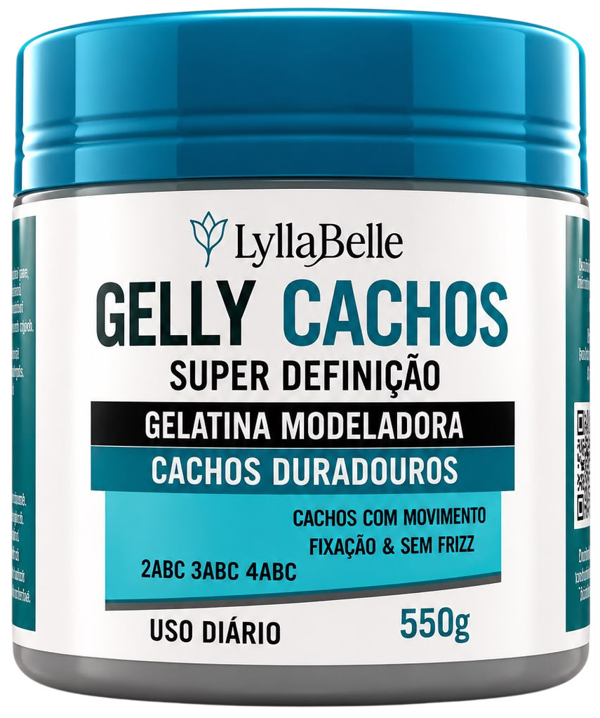 Gelatina Lylla Belle Gelly Cachos Super Definição 550g