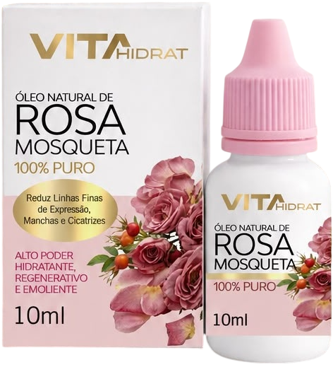 Óleo Rosa Mosqueta Vitahidrat 100% Puro 10ml