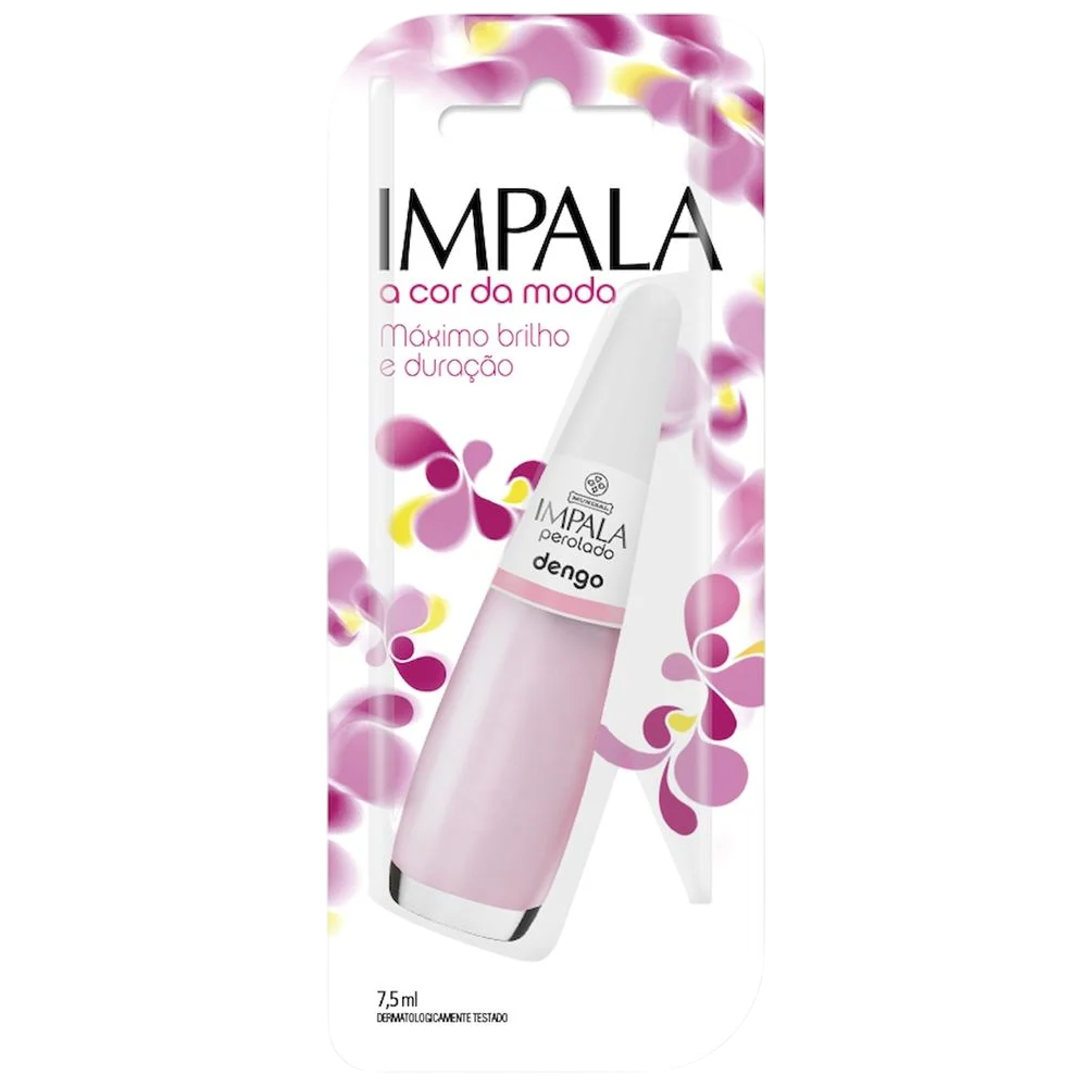 Esmalte Perolado Impala A Cor da Sua Moda Dengo 7,5ml Blister - (6 Unidades)