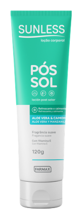 Gel Pós Sol Farmax Sunless 98% Aloe Vera 120g