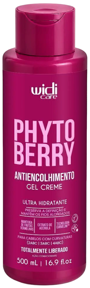 Gel Creme Widi Care PhythoBerry Anti Encolhimento Ultra Hidratante 500ml