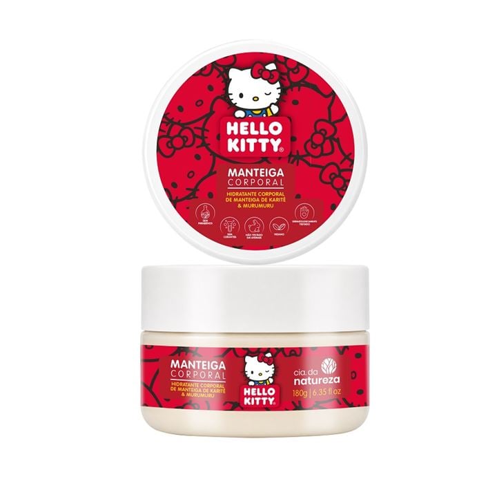 Manteiga Corporal Cia da Natureza Hello Kitty 180g