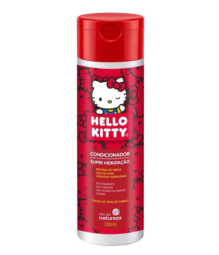 Condicionador Cia da Natureza Hello Kitty Super Hidratação 300ml