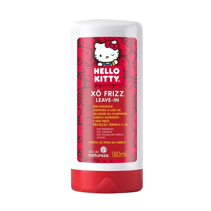 Leave-in Cia da Natureza Hello Kitty Xô Frizz 180ml