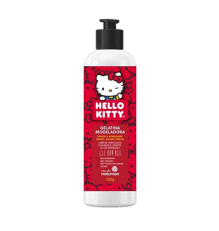 Gelatina Modeladora Cia da Natureza Hello Kitty 500g