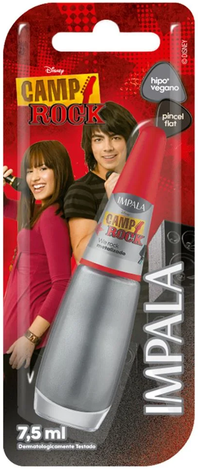 Esmalte Cremoso Impala Disney Channel Metalizado We Rock 7,5ml Blister - (6 unidades)