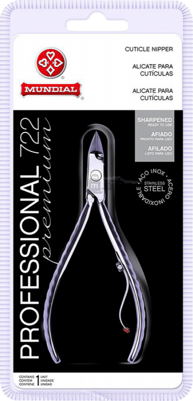 Alicate de Cutícula Mundial Profissional Premium 722