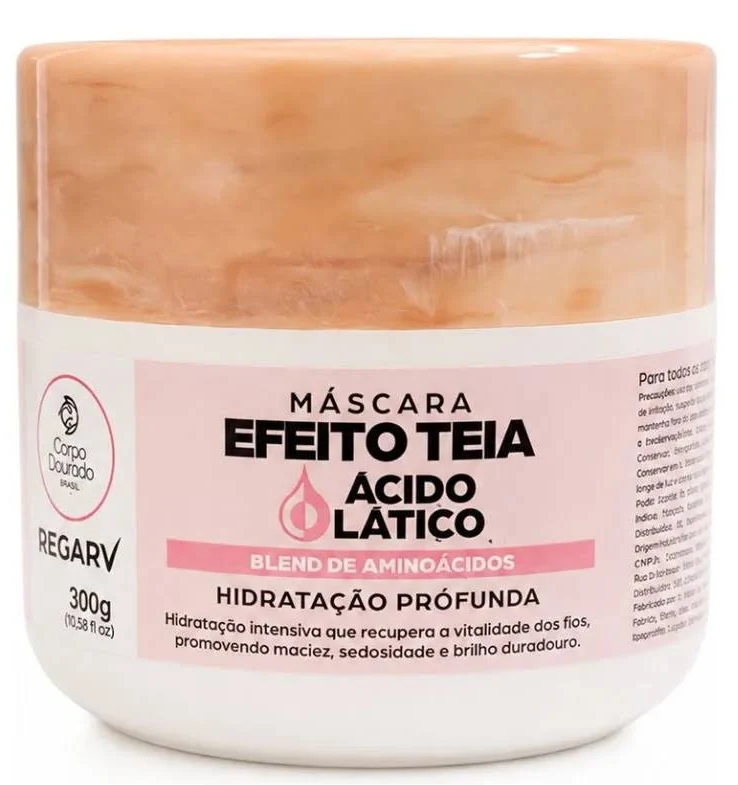 Condicionador Mascara Corpo Dourado Efeito Teia 300g