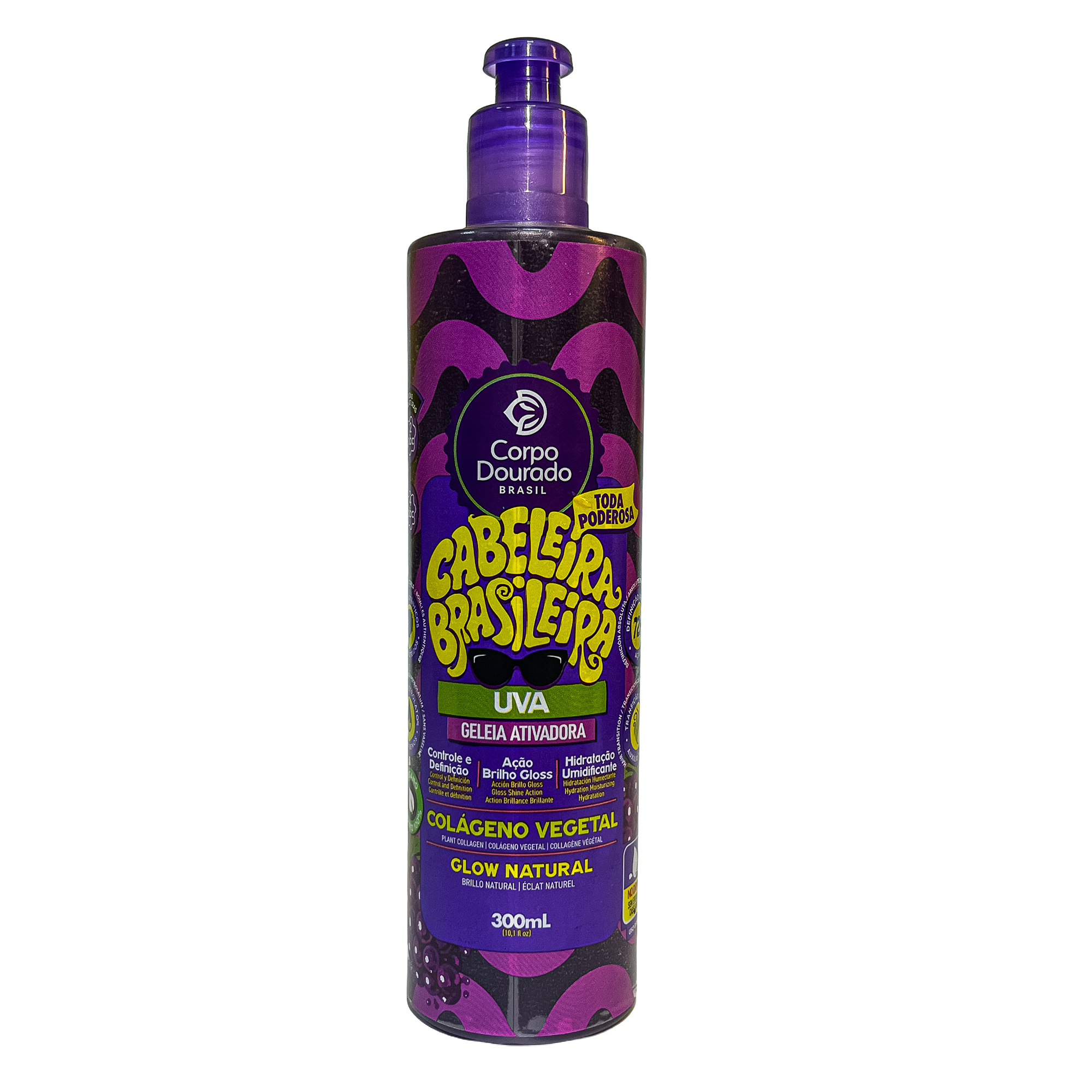 Kit Shampoo 300ml + Condicionador 250ml Corpo Dourado Sonho De Morango