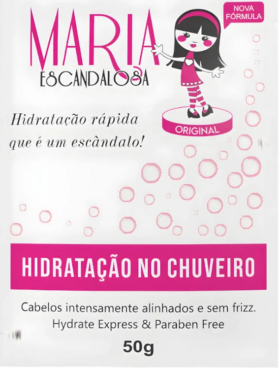 Hidratação Capilar Maria Escandalosa Hidratação No Chuveiro 50g