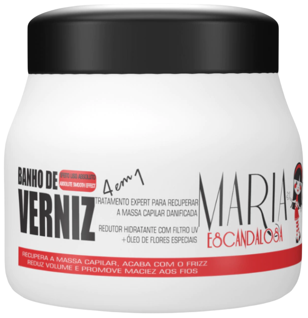 Máscara Capilar Banho De Verniz Maria Escandalosa 250g