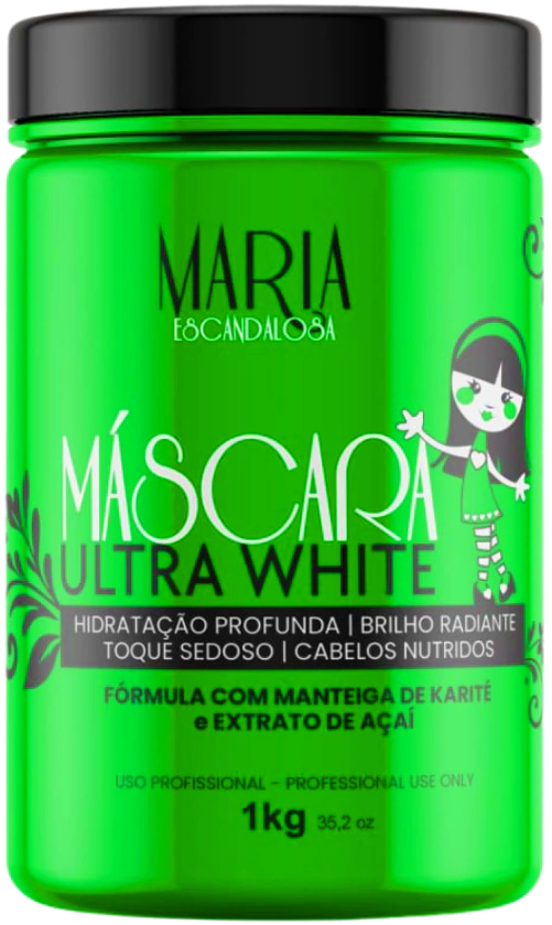 Máscara Capilar Ultra White Maria Escandalosa 1kg