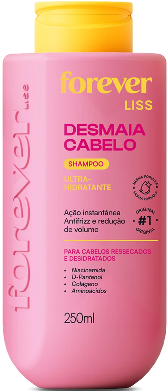 Shampoo Desmaia Cabelo Forever Liss 250ml