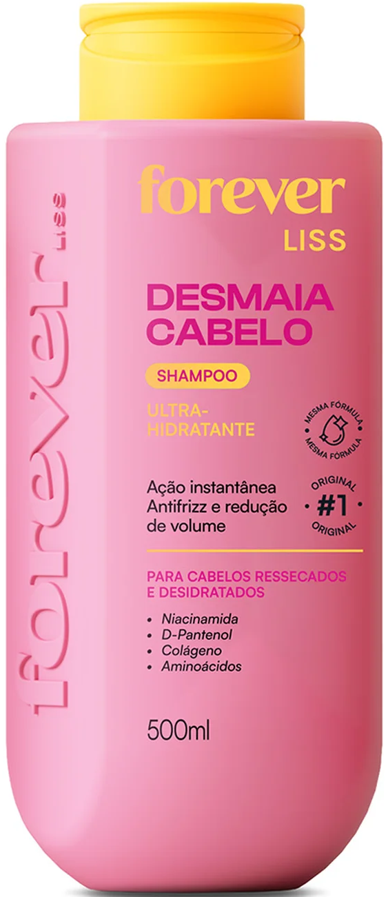 Shampoo Desmaia Cabelo Forever Liss 500ml