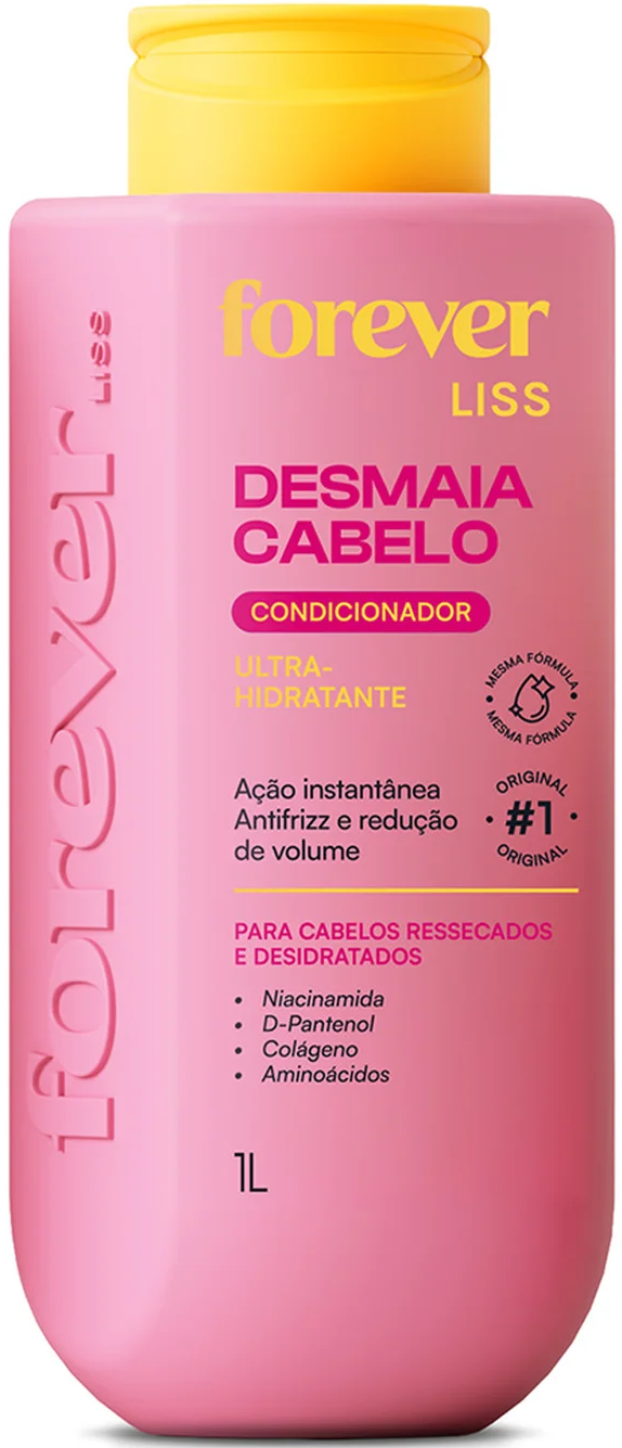 Condicionador Desmaia Cabelo Forever Liss 1L