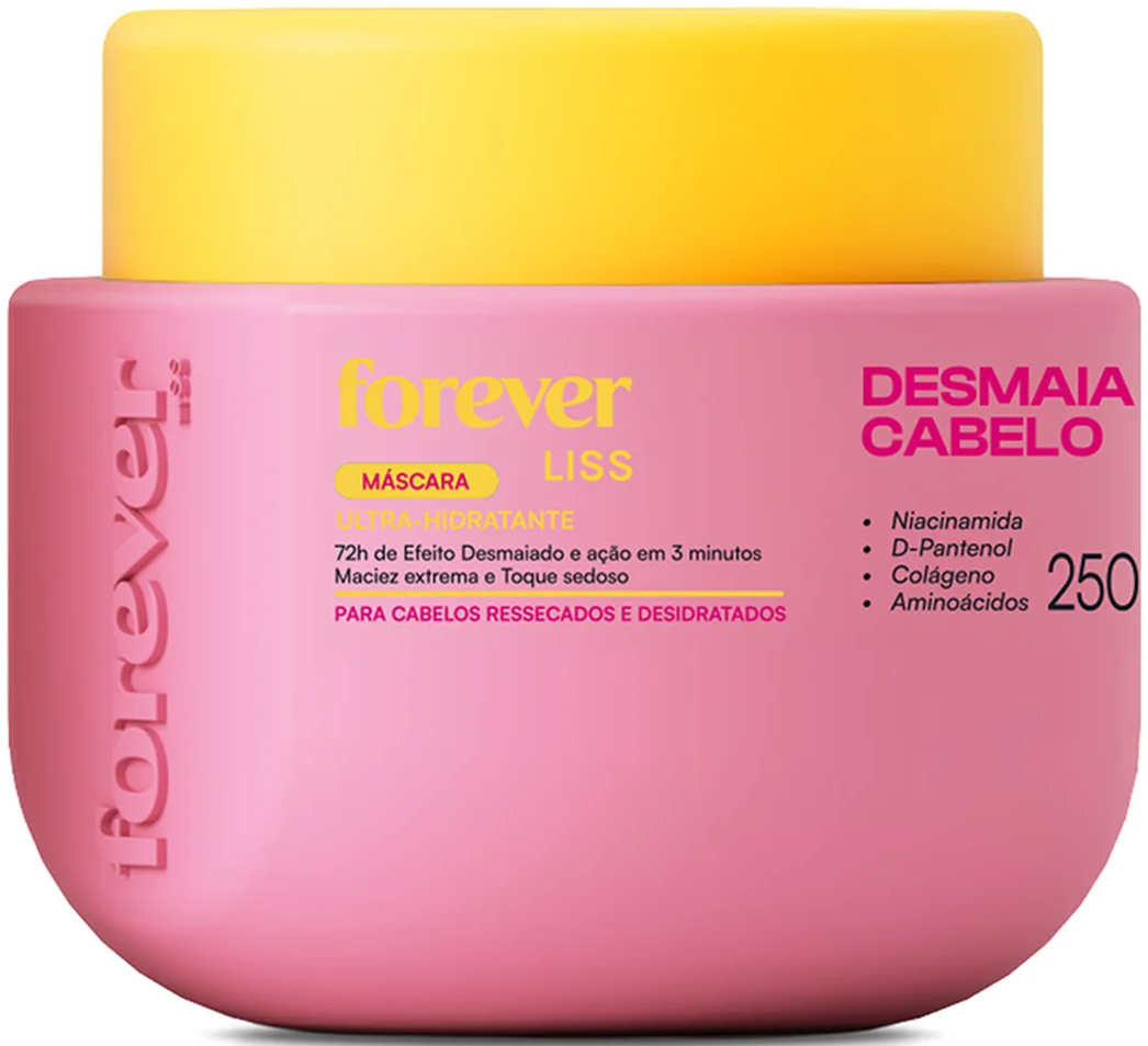 Máscara Desmaia Cabelo Forever Liss 250G