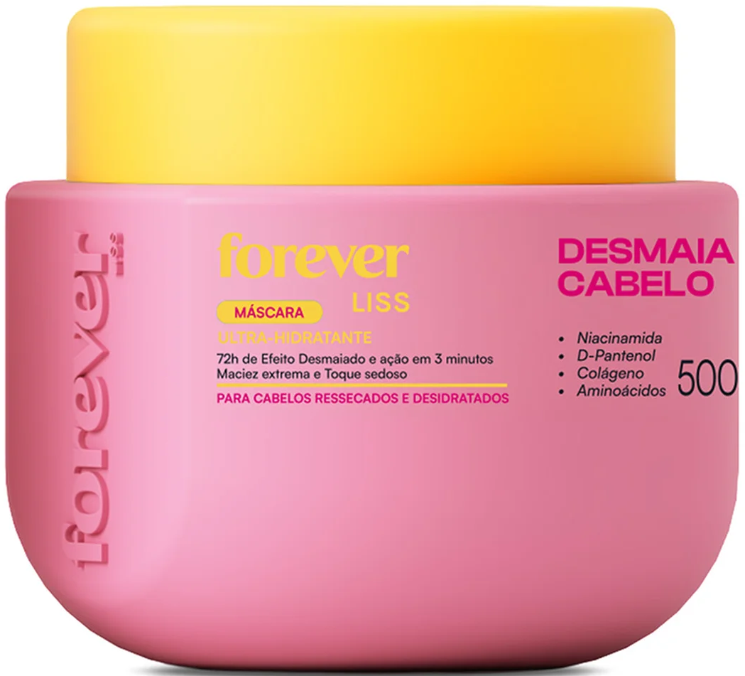 Máscara Desmaia Cabelo Forever Liss 500G
