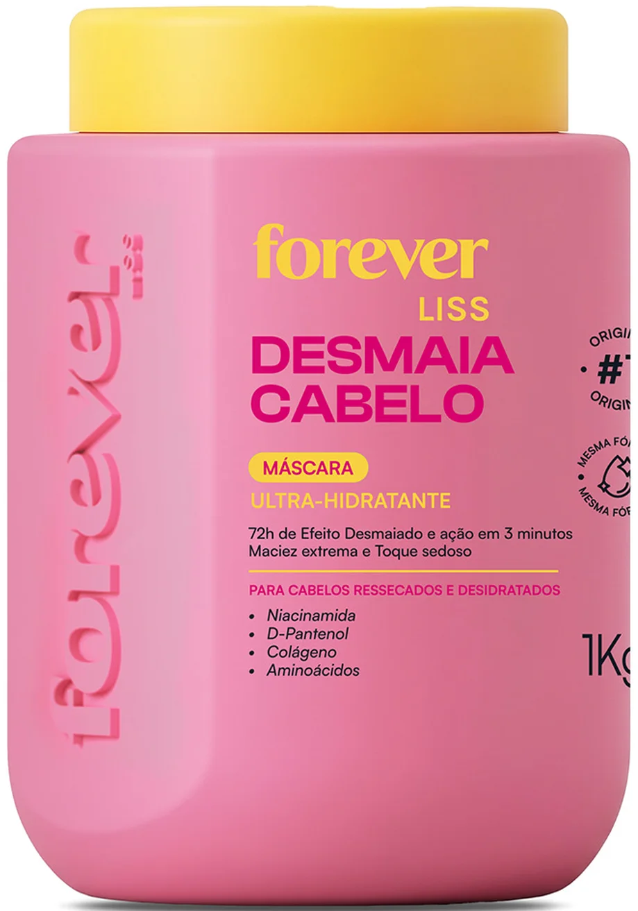 Máscara Desmaia Cabelo Forever Liss 1Kg